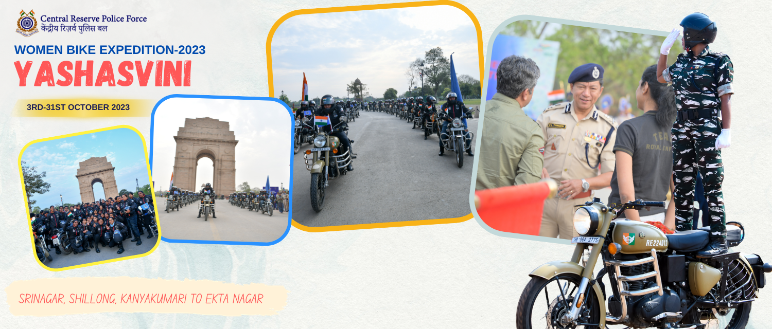 CRPF Women Bike Expedition-Yashasvini